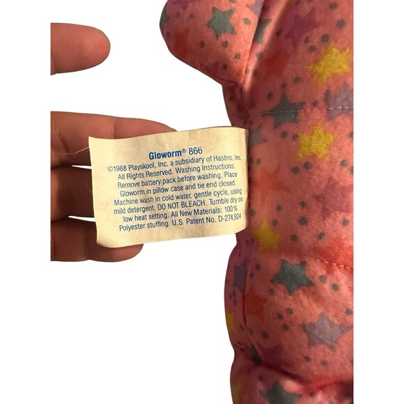 3 VTG 80s Playskool 11” GloWorm Nightgown Stars & GlowBug - Picture 5 of 16